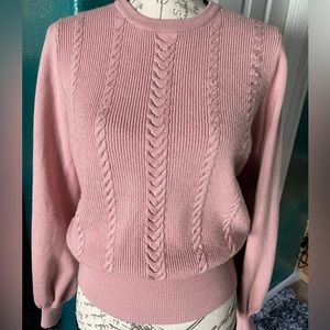 Philosophy cable knit sweater